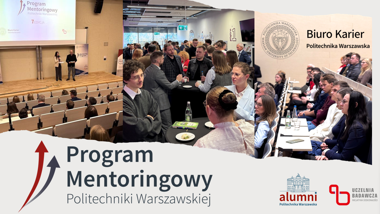 Zakończenie 7 edycji Programu Mentoringowego PW - dziękujemy Absolwentom i Absolwentkom za wsparcie studentek i studentów naszej uczelni