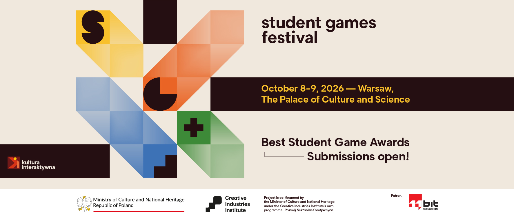 Tworzysz gry? Zdobądź Best Student Game Awards na Student Games Festival!