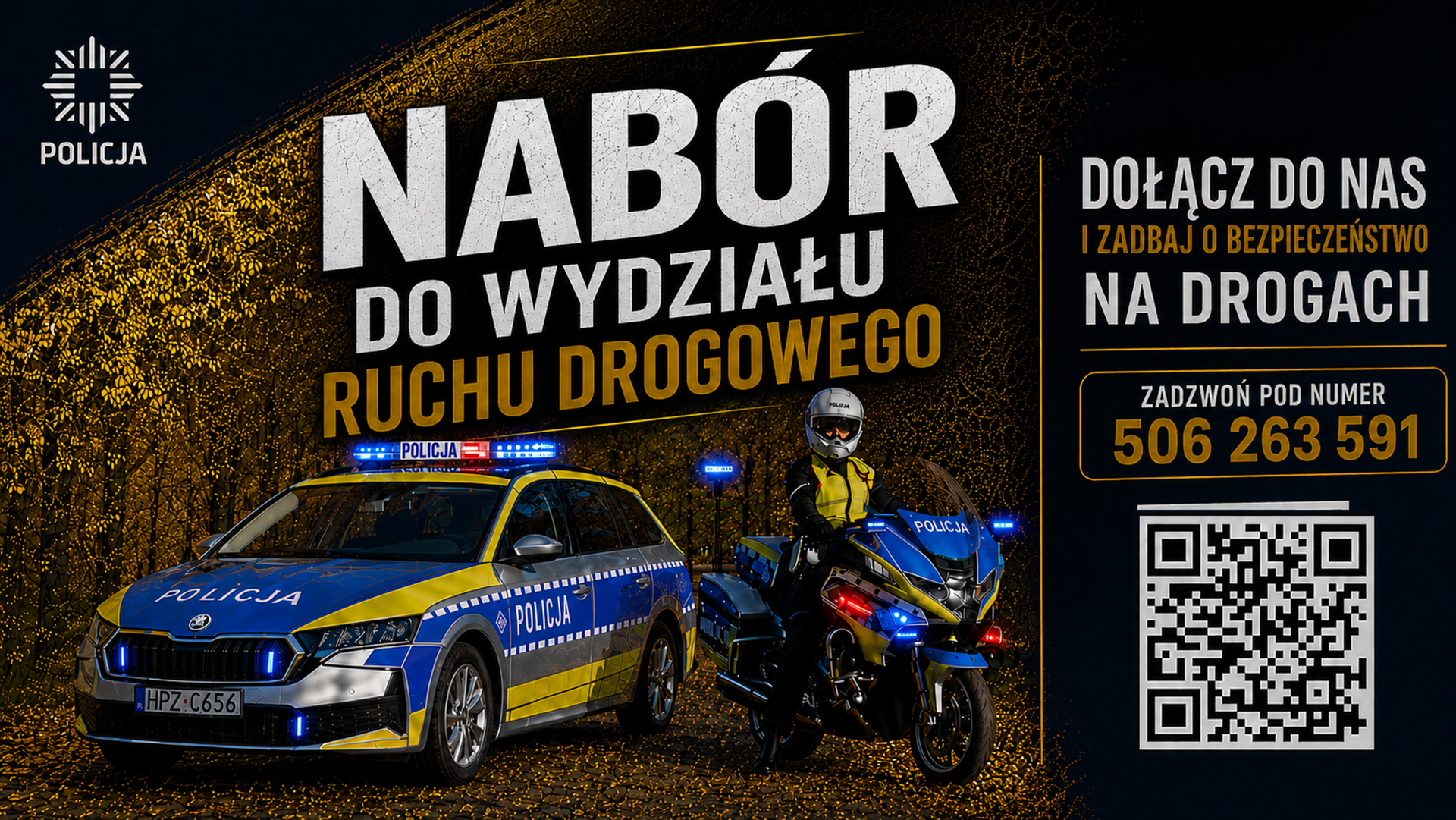Nabór do służby w ruchu drogowym Komendy Stołecznej Policji