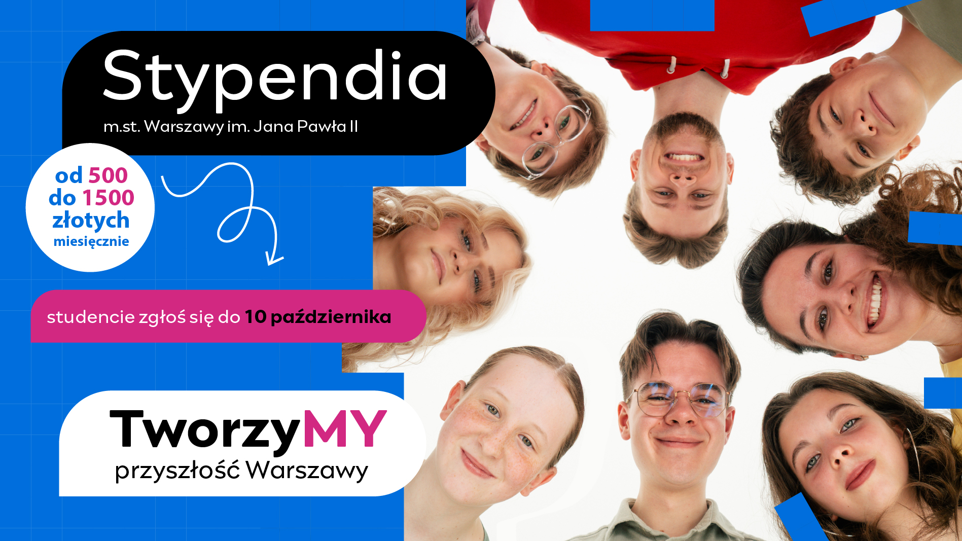 Stypendia m.st. Warszawy im. Jana Pawła II dla studentów warszawskich uczelni
