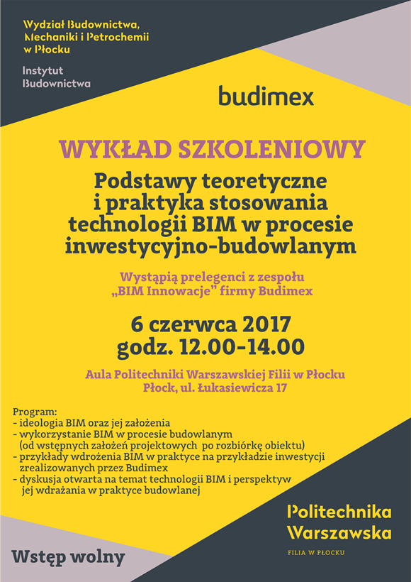 Wykład szkoleniowy firmy Budimex [Płock]