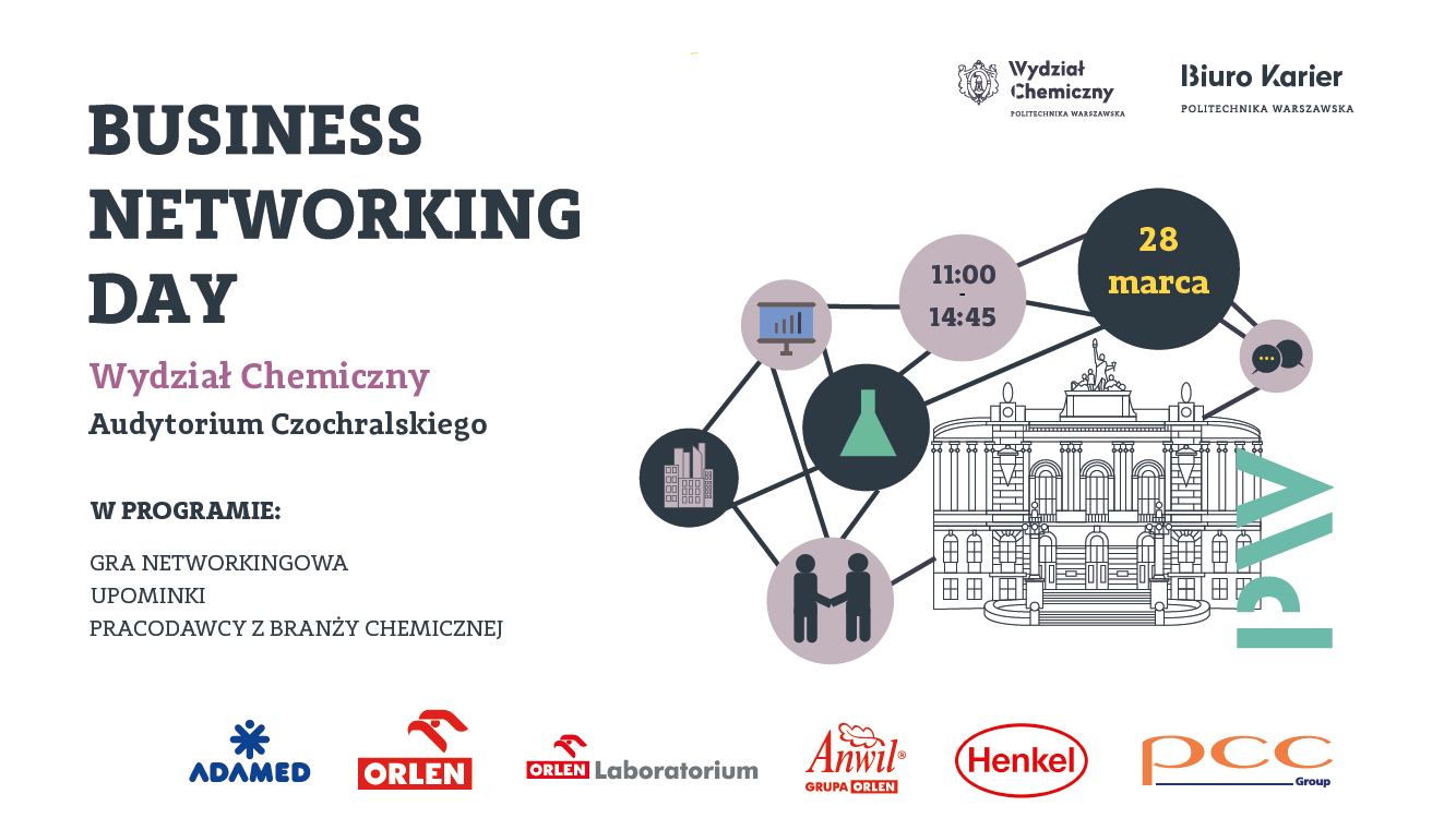 Business Networking Day na Wydziale Chemicznym PW! 