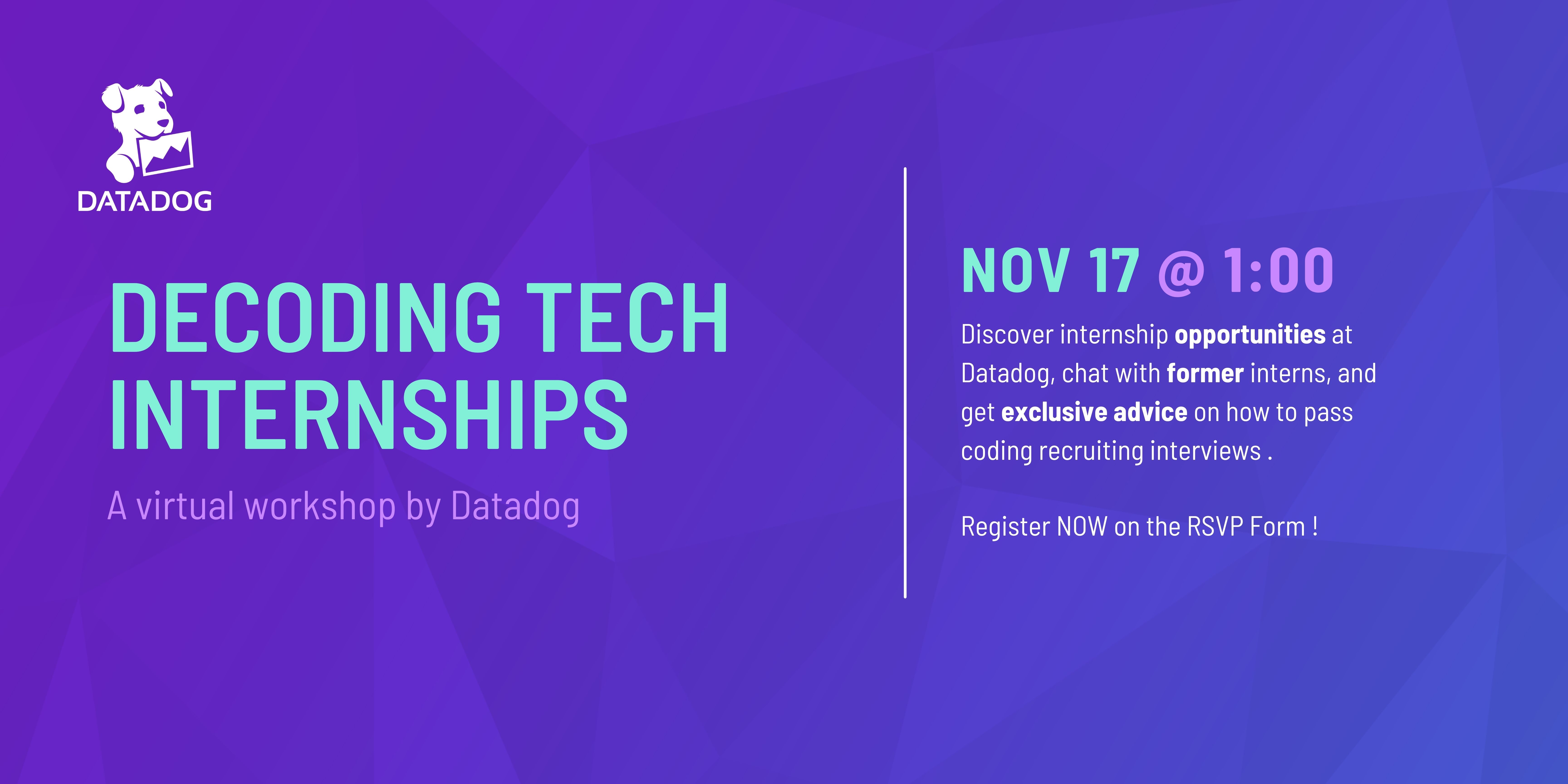 Internship Event - Datadog