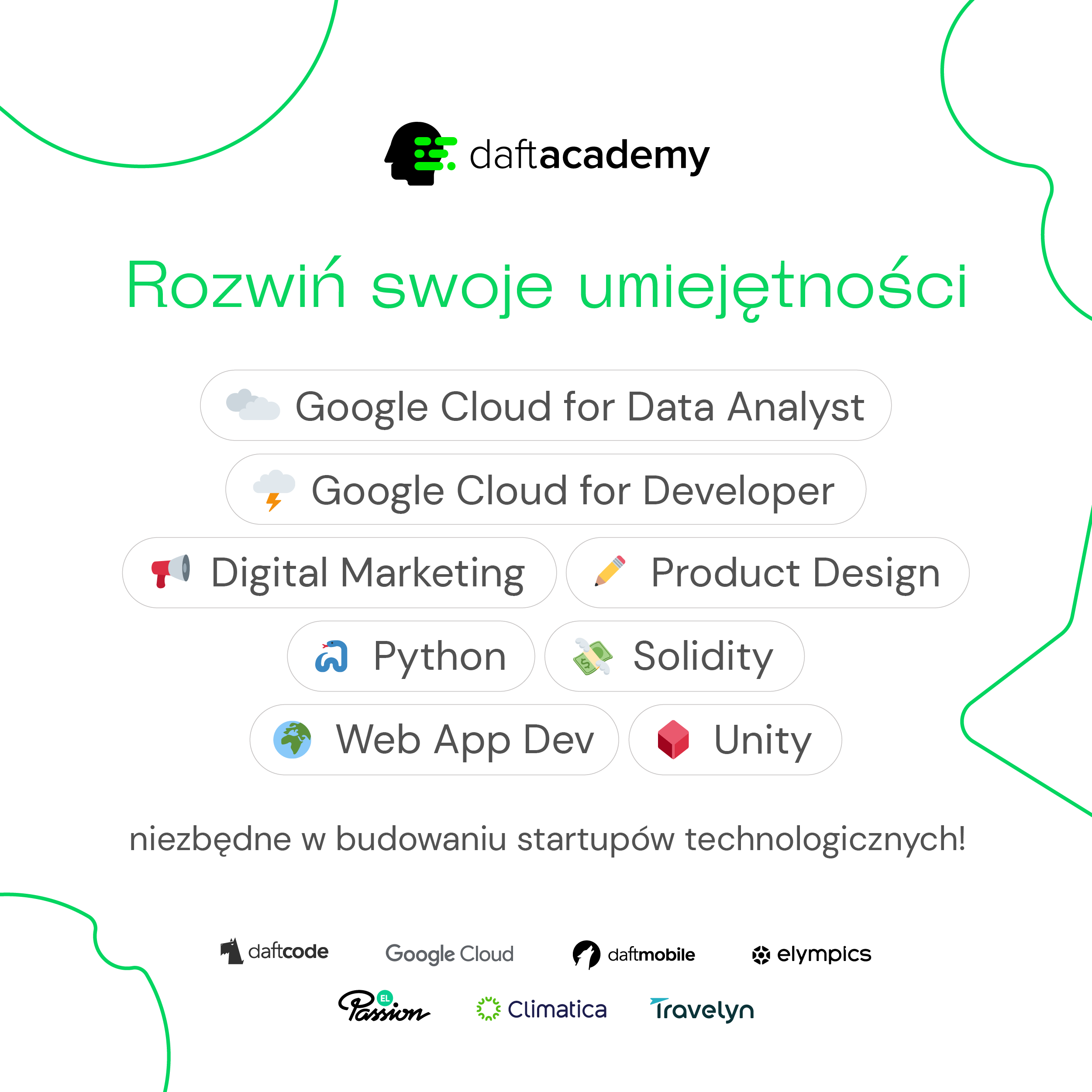 DaftAcademy – ucz się umiejętności potrzebnych do pracy w startupach