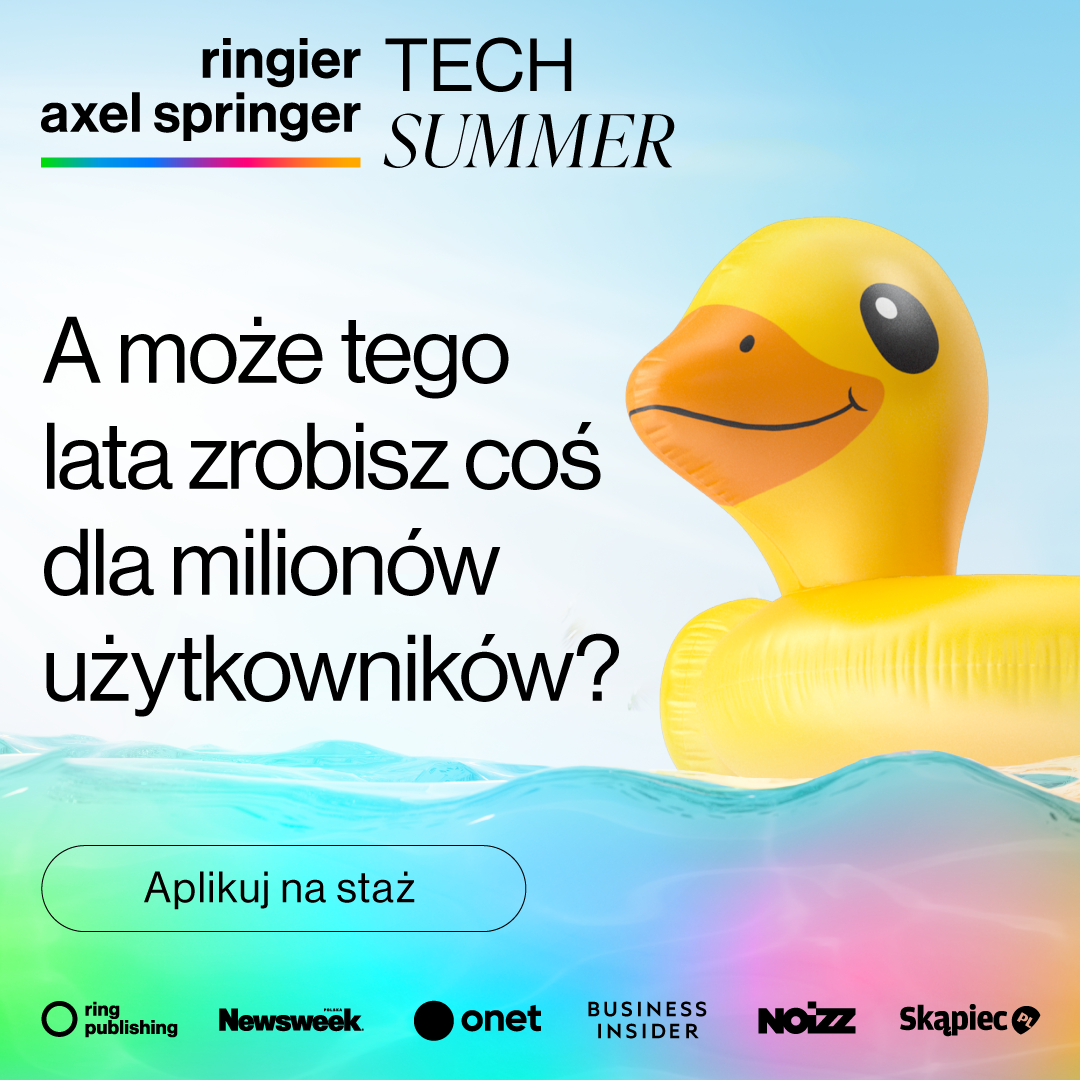 #RASTECHSummer, czyli 3-miesięczny, płatny staż w Ringier Axel Springer Tech – aplikuj do 12 kwietnia 2024! 