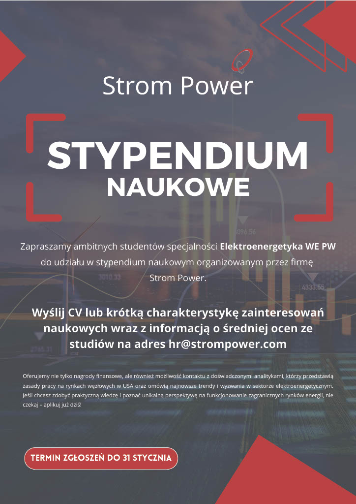 Stypendium naukowe Strom Power