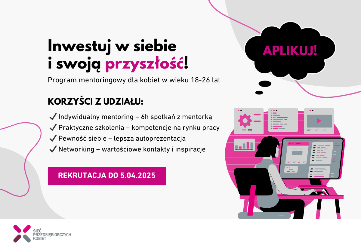Program mentoringowy dla kobiet (18–26 lat)